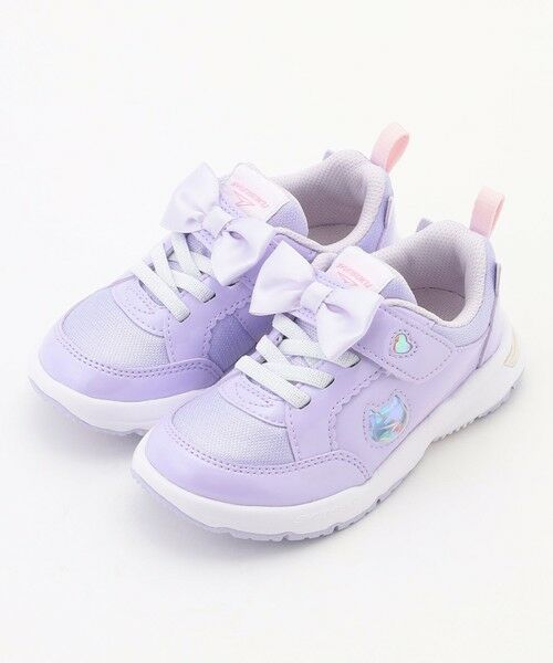 ANY / エニィ スニーカー | 【ANY KIDS別注モデル】瞬足 ネコモチーフスニーカー(ラベンダー)