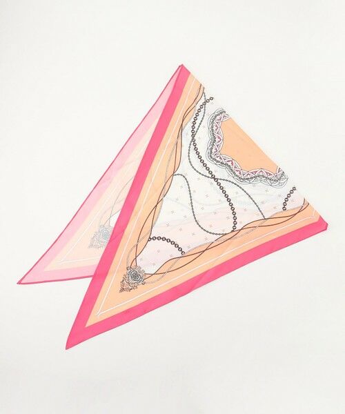 ANY / エニィ バンダナ・スカーフ | ダイヤスカーフ（ピンク系）