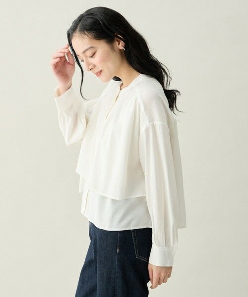 ANY / エニィ シャツ・ブラウス | ラッフルクロップドシャツ | 詳細2