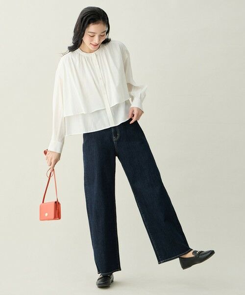 ANY / エニィ シャツ・ブラウス | ラッフルクロップドシャツ | 詳細4