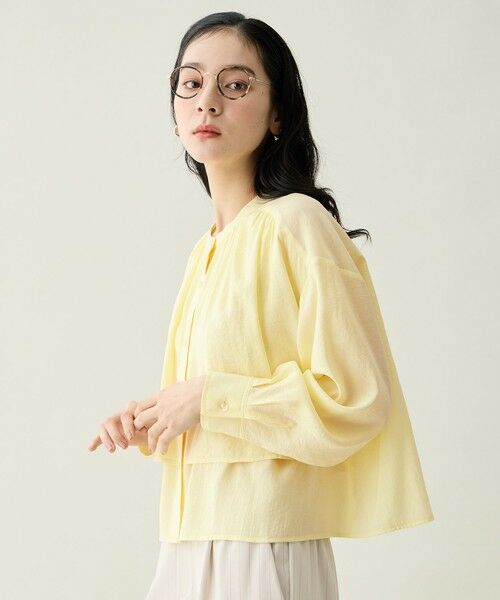 ANY / エニィ シャツ・ブラウス | ラッフルクロップドシャツ | 詳細14