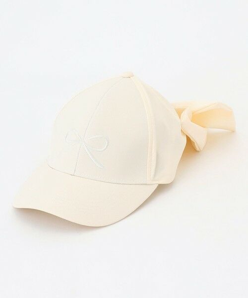 ANY / エニィ キャップ | 【日よけ付き】2WAYリボン刺繍キャップ | 詳細12
