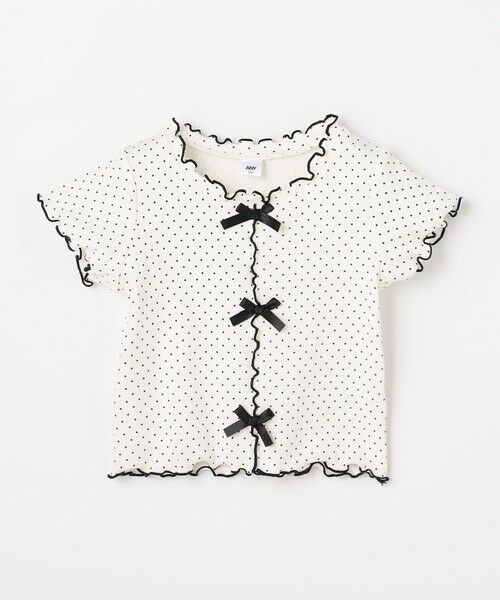 ANY / エニィ カットソー | 【一部店舗/WEB先行販売アイテム】ドット×リボン 半袖Tシャツ | 詳細6