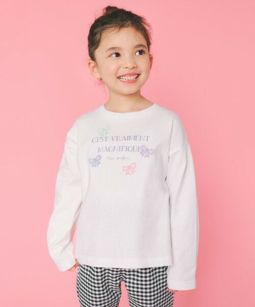 ANY / エニィ カットソー | 【綿100%】ロゴプリント 長袖Tシャツ | 詳細12