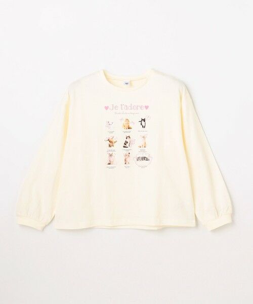ANY / エニィ カットソー | 【綿100%】ネコアソート 長袖Tシャツ | 詳細10