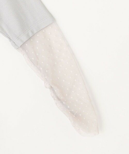 ANY / エニィ カットソー | 袖ドットチュールコンビインナー | 詳細14