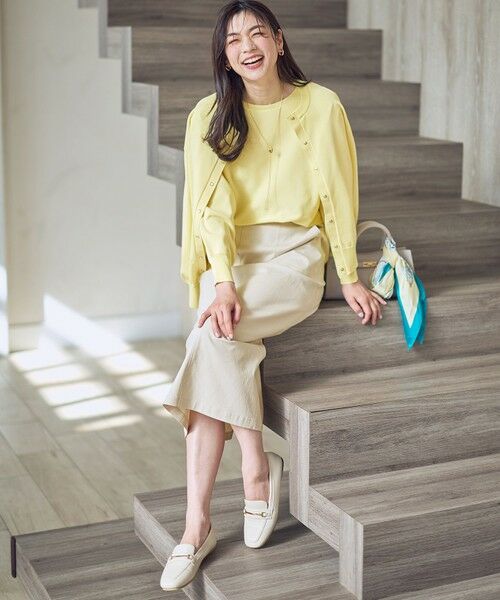 ANY / エニィ ニット・セーター | スプリングカラーニットドルマンプルオーバー | 詳細10