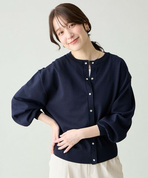 ANY / エニィ カーディガン・ボレロ | スプリングカラーニットカーディガン | 詳細1