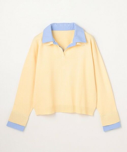 ANY / エニィ ニット・セーター | ファブリックコンビスキッパーニット | 詳細25