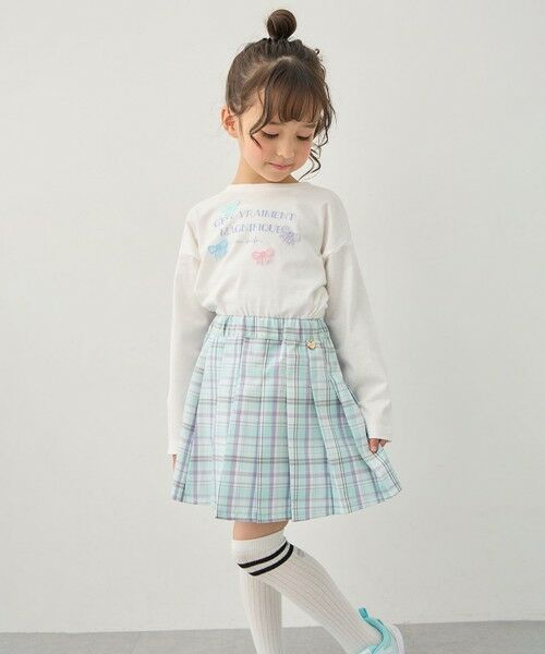 ANY / エニィ ロング・マキシ丈スカート | チェックプリーツスカパン | 詳細1