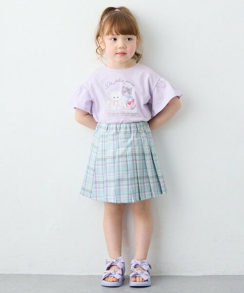 ANY / エニィ ロング・マキシ丈スカート | チェックプリーツスカパン | 詳細5