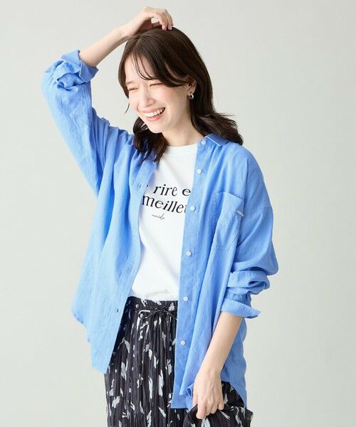 ANY / エニィ シャツ・ブラウス | 【Sサイズあり】ヨーロピアンリネンオーバーシャツ | 詳細11