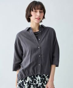 ANY / エニィ シャツ・ブラウス | ヨーロピアンリネンハーフスリーブシャツ