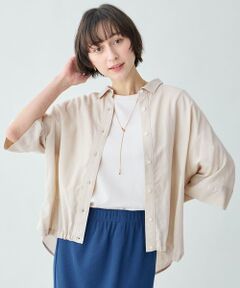 ANY / エニィ シャツ・ブラウス | ヨーロピアンリネンハーフスリーブシャツ