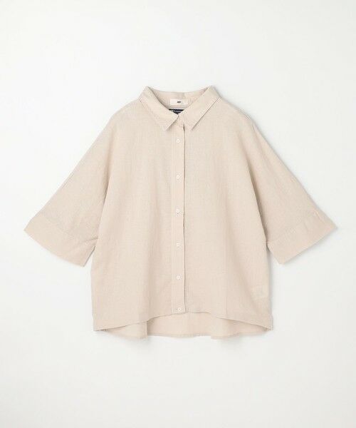 ANY / エニィ シャツ・ブラウス | ヨーロピアンリネンハーフスリーブシャツ | 詳細7