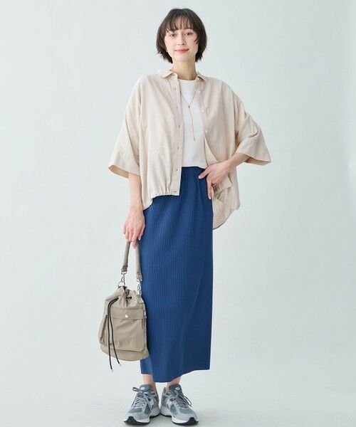 ANY / エニィ シャツ・ブラウス | ヨーロピアンリネンハーフスリーブシャツ | 詳細4