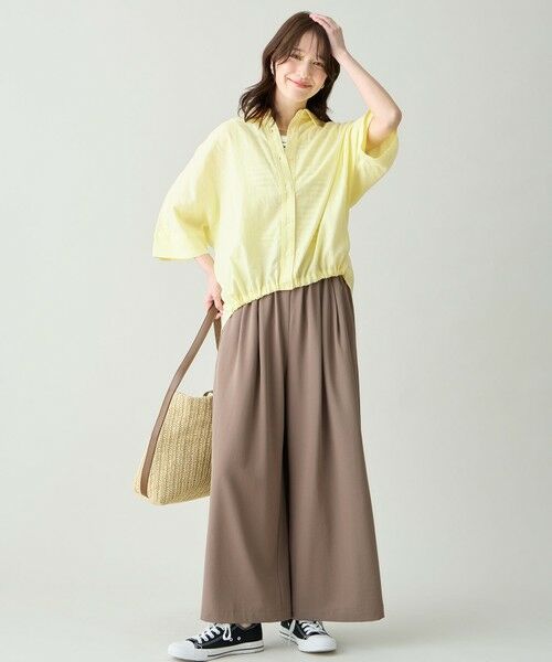 ANY / エニィ シャツ・ブラウス | ヨーロピアンリネンハーフスリーブシャツ | 詳細12