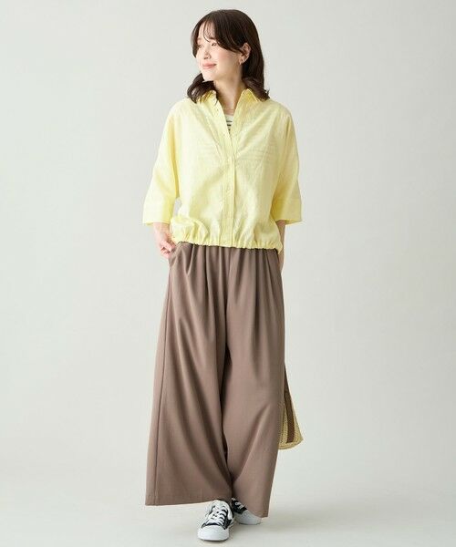 ANY / エニィ シャツ・ブラウス | ヨーロピアンリネンハーフスリーブシャツ | 詳細13