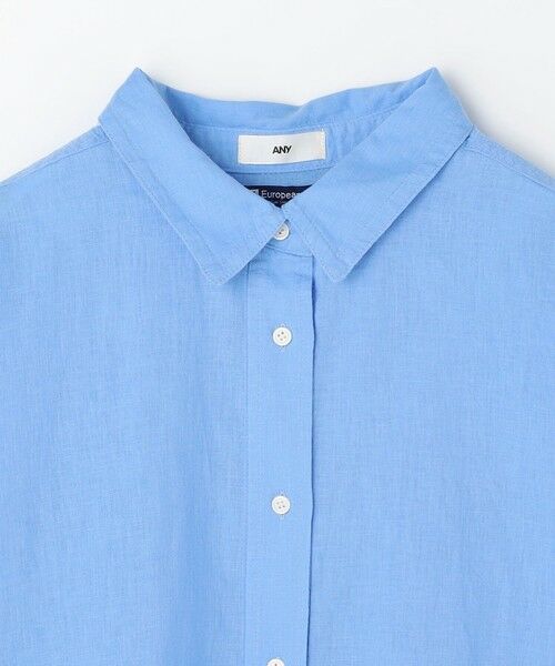 ANY / エニィ シャツ・ブラウス | ヨーロピアンリネンハーフスリーブシャツ | 詳細21