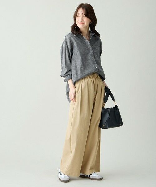 ANY / エニィ シャツ・ブラウス | シアーデニムオーバーシャツ | 詳細4