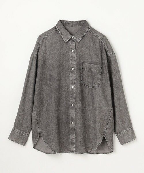 ANY / エニィ シャツ・ブラウス | シアーデニムオーバーシャツ | 詳細6