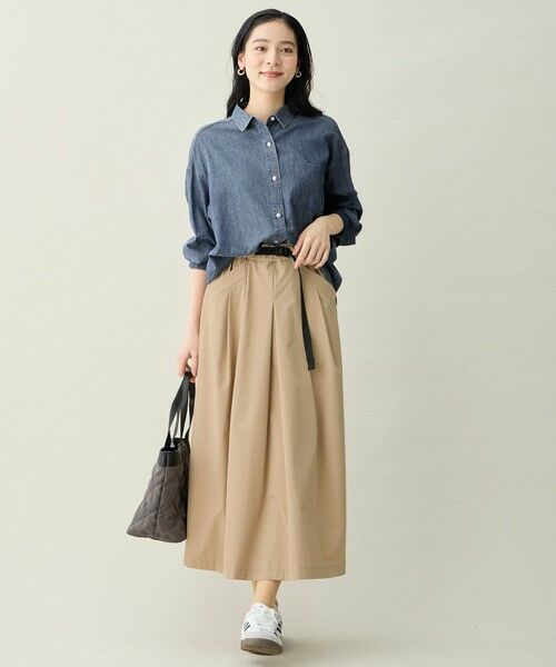 ANY / エニィ シャツ・ブラウス | シアーデニムオーバーシャツ | 詳細8