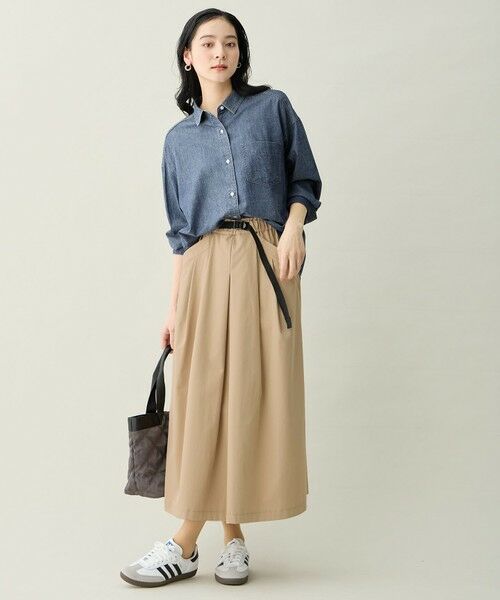 ANY / エニィ シャツ・ブラウス | シアーデニムオーバーシャツ | 詳細9