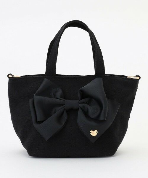 ANY / エニィ ショルダーバッグ | 2WAY リボンバッグ（ブラック）
