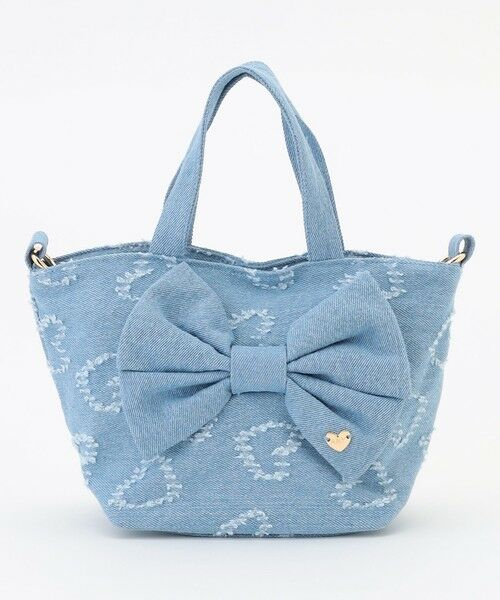 ANY / エニィ ショルダーバッグ | 2WAY リボンバッグ（デニム）