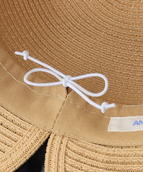 ANY / エニィ キャップ | 【UVカット】【日よけ付き】リボンブレードハット | 詳細11