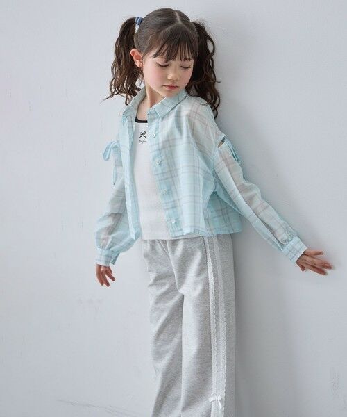 ANY / エニィ シャツ・ブラウス | シアーチェックシャツ | 詳細7