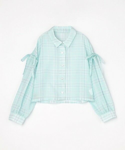 ANY / エニィ シャツ・ブラウス | シアーチェックシャツ | 詳細12