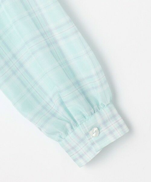 ANY / エニィ シャツ・ブラウス | シアーチェックシャツ | 詳細17