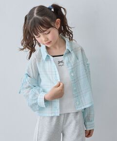 ANY / エニィ シャツ・ブラウス | シアーチェックシャツ