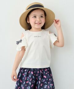 ANY / エニィ カットソー | 【綿100%】オンオフショルダー Tシャツ