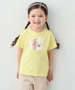 ANY / エニィ カットソー | 【綿100%】ドロップショルダーミラクルスパンコールTシャツ