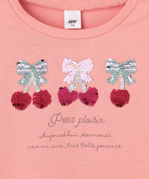 ANY / エニィ カットソー | 【綿100%】ドロップショルダーミラクルスパンコールTシャツ | 詳細8