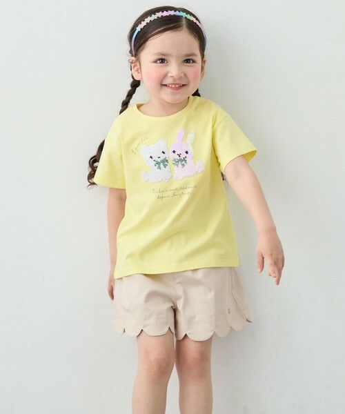 ANY / エニィ カットソー | 【綿100%】ドロップショルダーミラクルスパンコールTシャツ | 詳細10