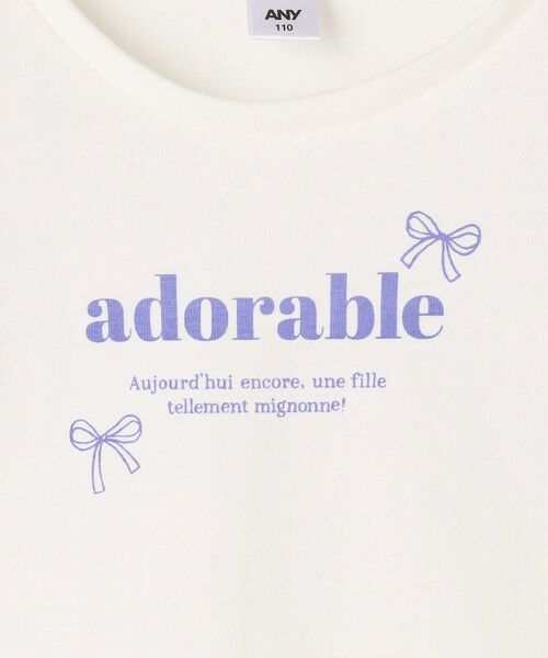 ANY / エニィ カットソー | 【一部店舗/WEB限定】【綿100%】プリント 半袖Tシャツ | 詳細6