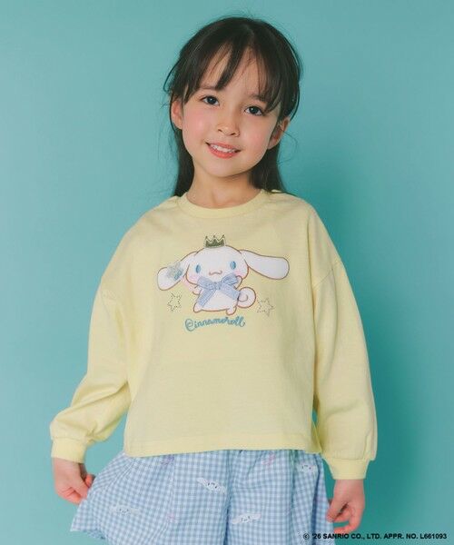 ANY / エニィ カットソー | 【シナモロール×ANY KIDS】アップリケ 長袖Tシャツ（クリーム）