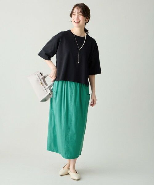 ANY / エニィ カットソー | 【Sサイズあり】オーガニックコットンスムース5分袖Tシャツ | 詳細8