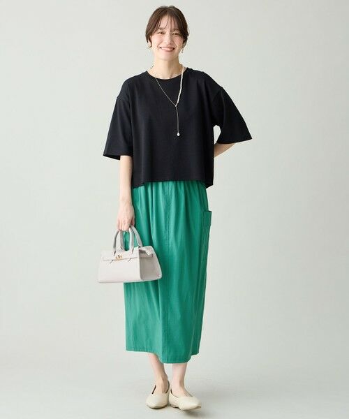 ANY / エニィ カットソー | 【Sサイズあり】オーガニックコットンスムース5分袖Tシャツ | 詳細9