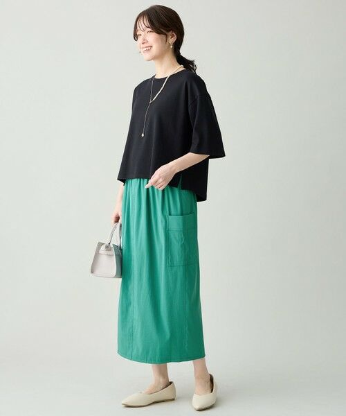 ANY / エニィ カットソー | 【Sサイズあり】オーガニックコットンスムース5分袖Tシャツ | 詳細7