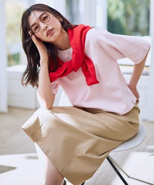 ANY / エニィ カットソー | 【Sサイズあり】オーガニックコットンスムース5分袖Tシャツ | 詳細17