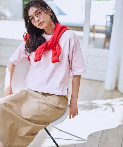 ANY / エニィ カットソー | 【Sサイズあり】オーガニックコットンスムース5分袖Tシャツ | 詳細18