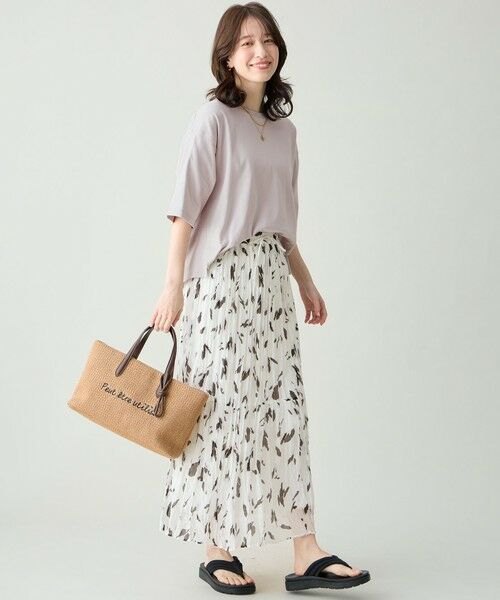 ANY / エニィ カットソー | 【Sサイズあり】オーガニックコットンスムース5分袖Tシャツ | 詳細24