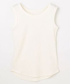 ANY / エニィ タンクトップ | テレコラウンドヘムタンクトップ