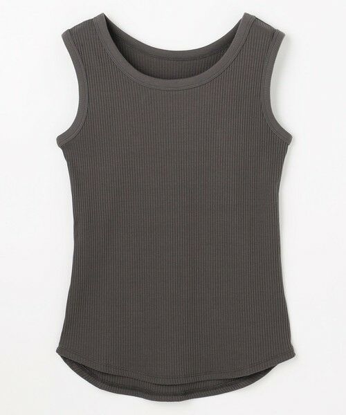 ANY / エニィ タンクトップ | テレコラウンドヘムタンクトップ（スレート）