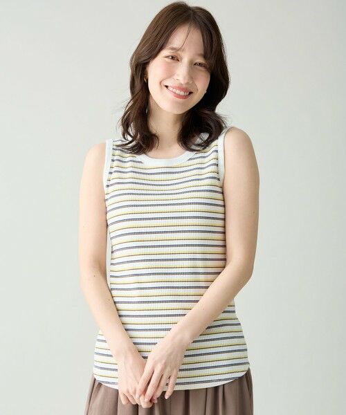 ANY / エニィ タンクトップ | テレコラウンドヘムタンクトップ | 詳細1