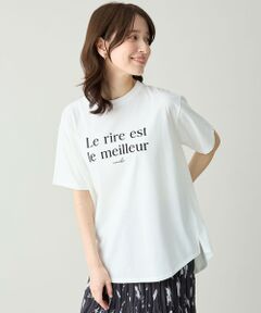 ANY / エニィ カットソー | アソートロゴラウンドヘムTシャツ